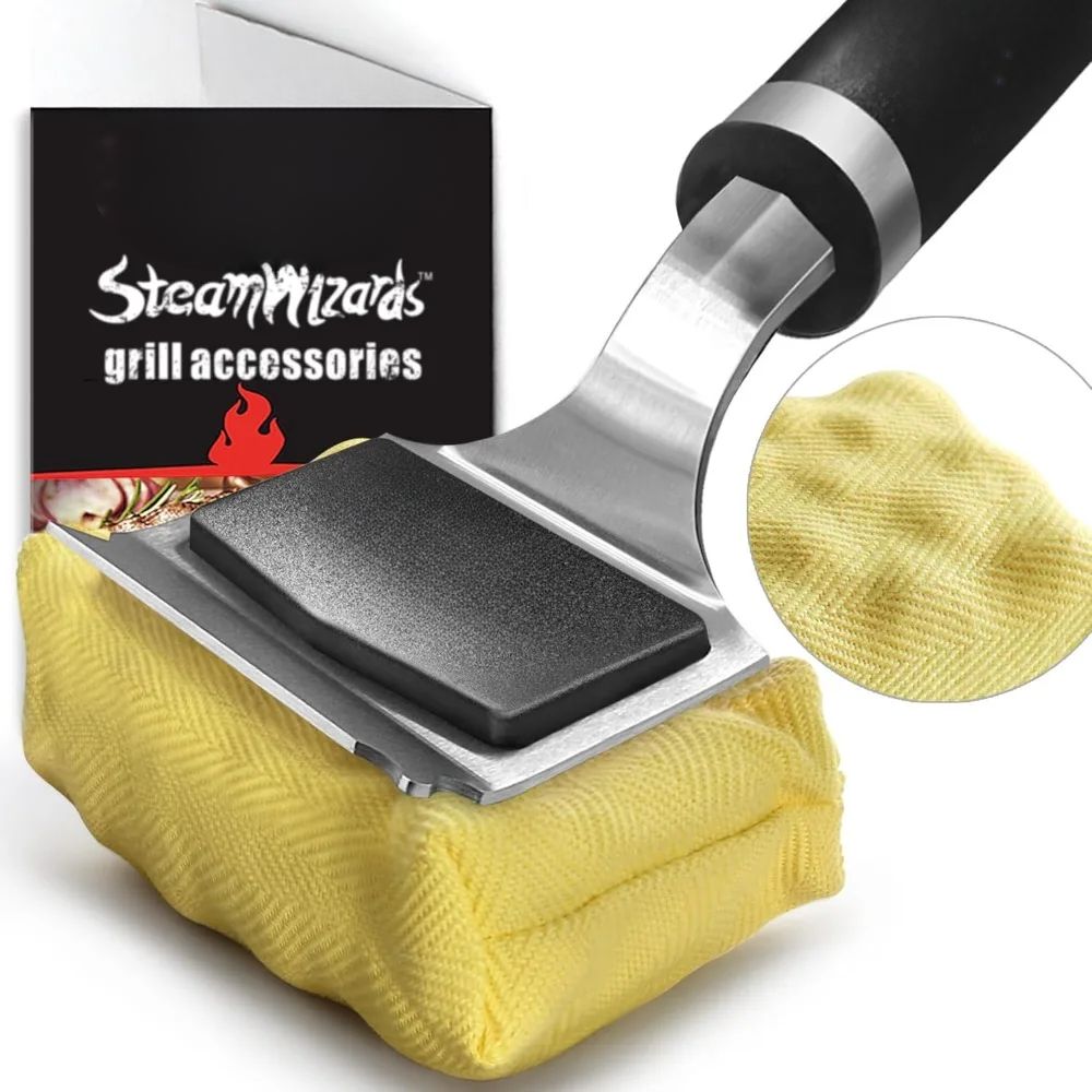 Durable Grill Cleaning Brush – Bristle-Free and Safe