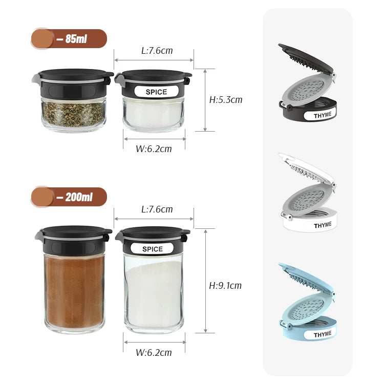 Pre-filled spice rack

