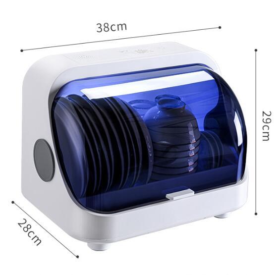 UV sterilizing dish rack, 