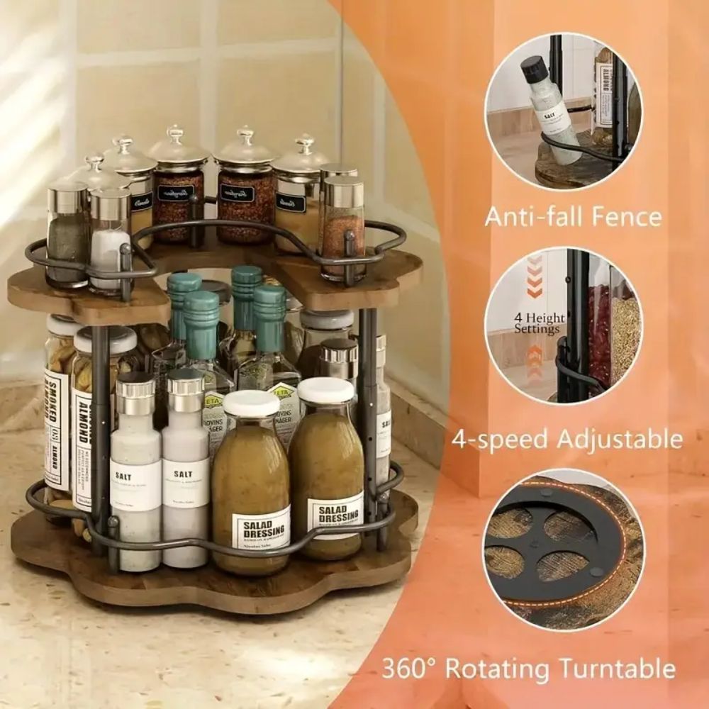 Condiment storage rack