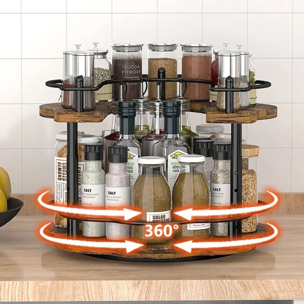 Condiment storage rack