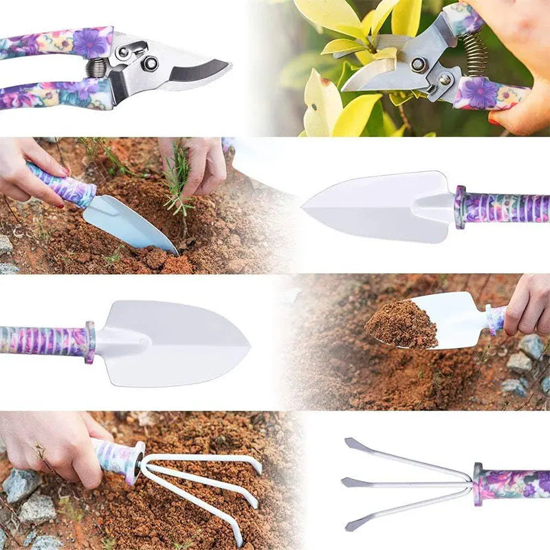 Gardening hand tools set


