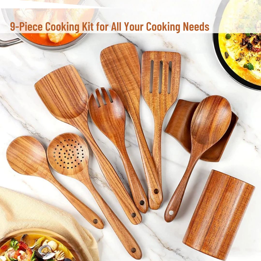 Heat Resistant Wooden Spoons