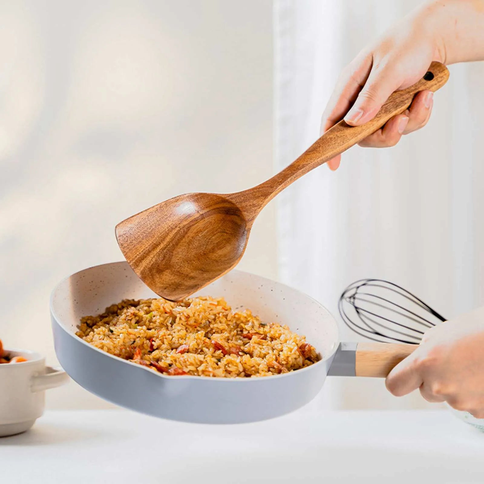 9-Piece Wooden Utensil Set 