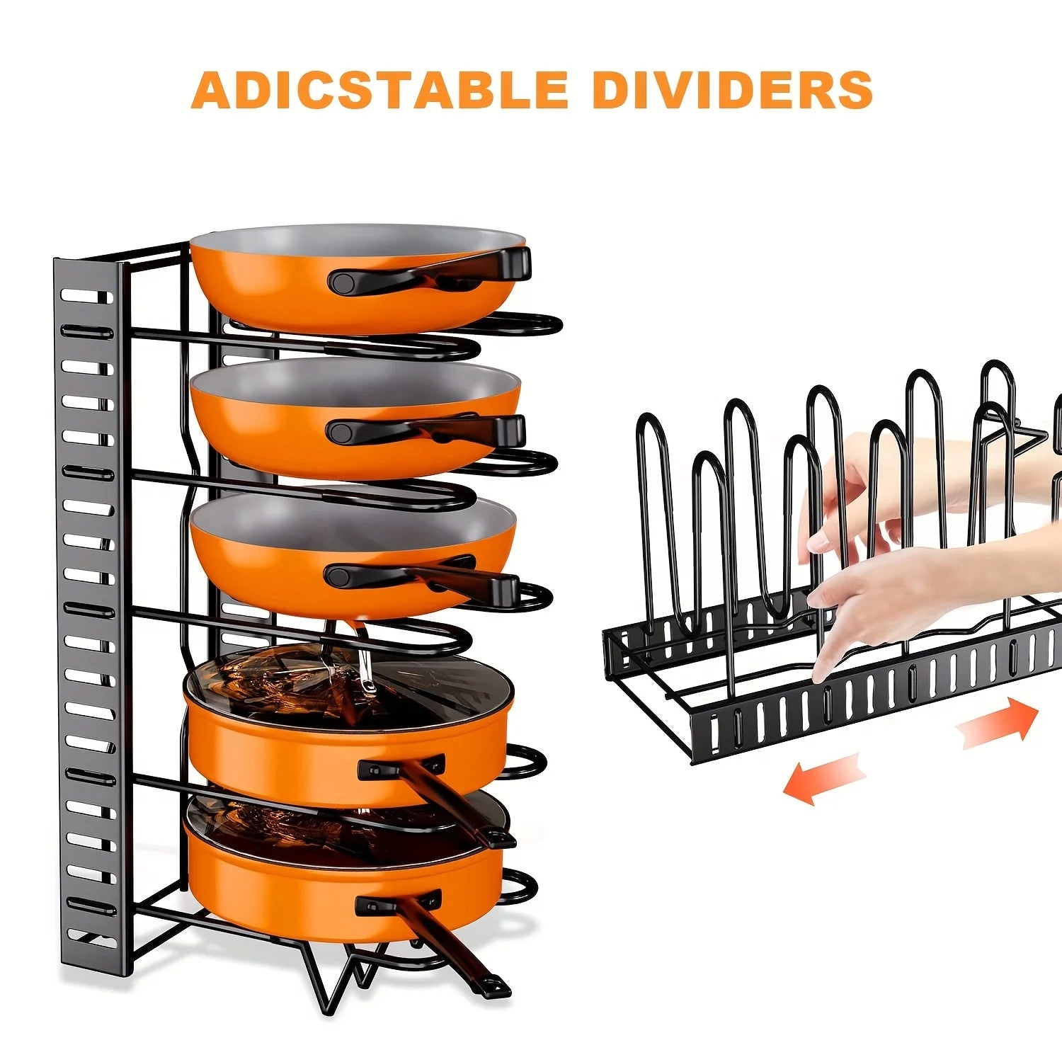 pot rack organizer