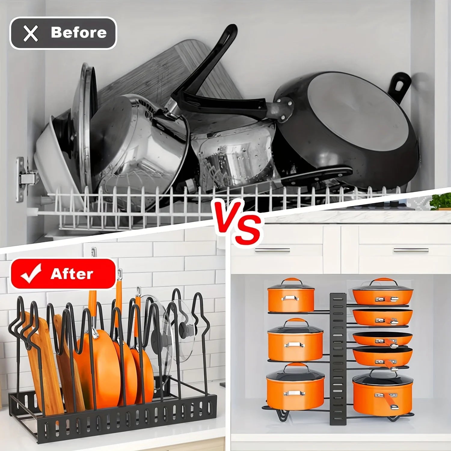 freestanding kitchen rack
