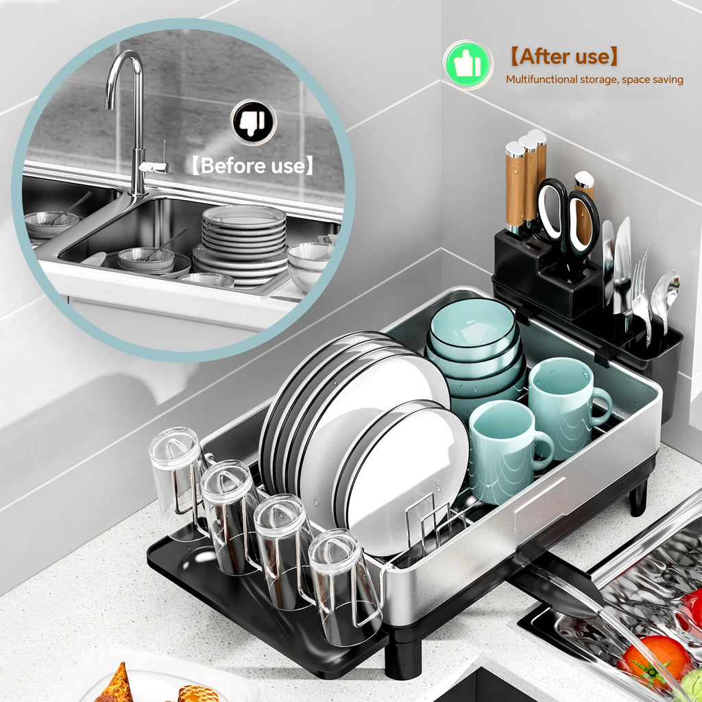 extendable dish rack


