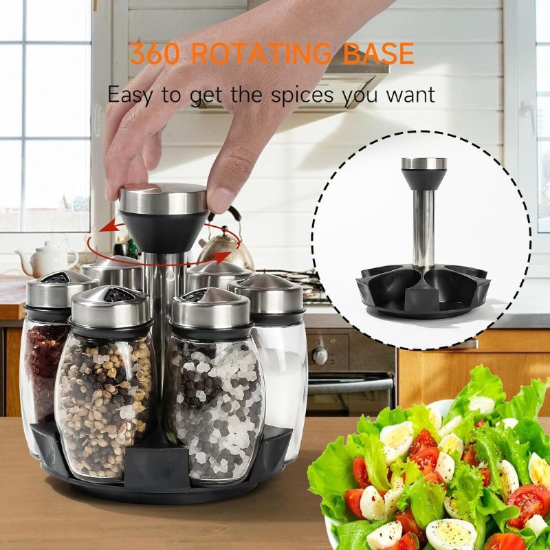 Eco-friendly spice jar set