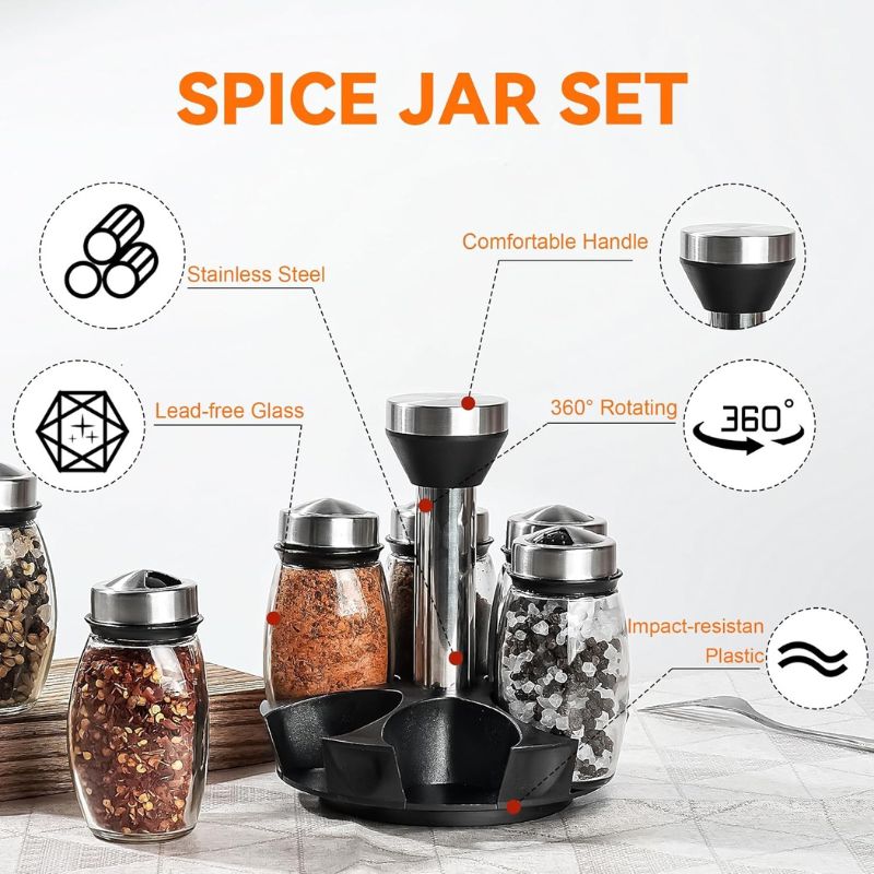 Kitchen spice storage rack