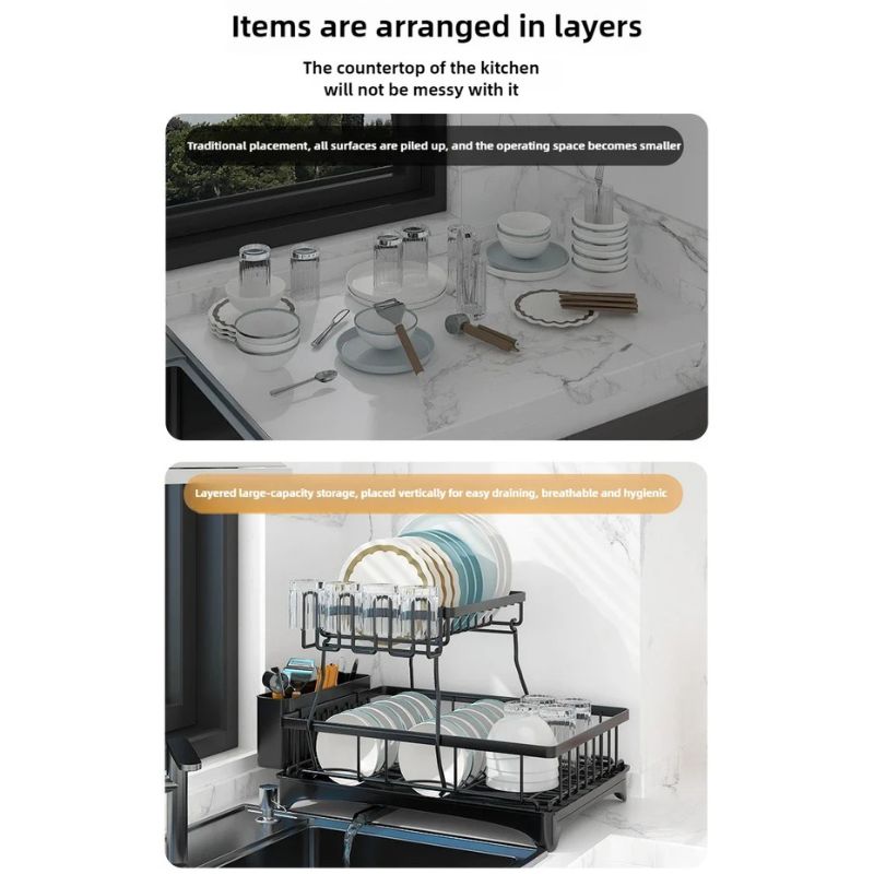 rust-resistant dish rack