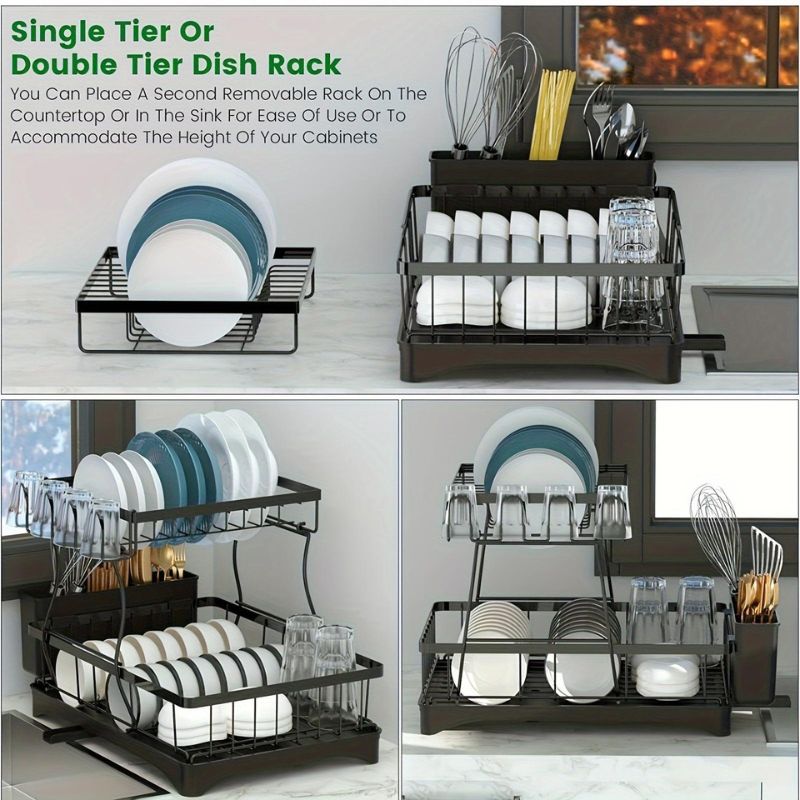 tool-free dish rack installation