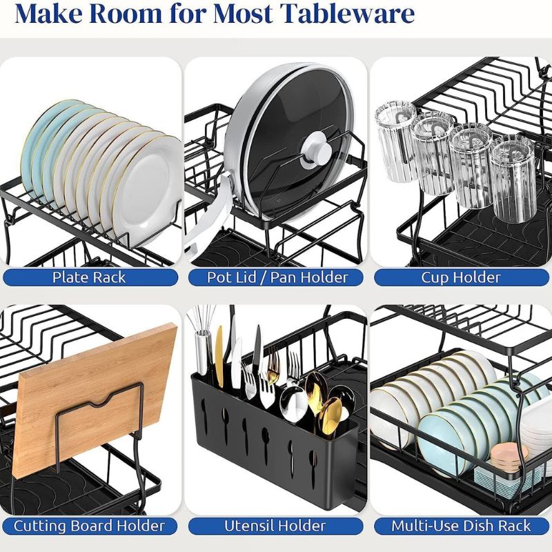 modern kitchen dish rack