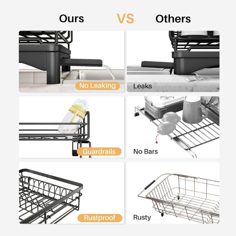 foldable dish rack for sink

