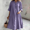 Cross Border Dress Loose Three-button Pocket Jumpsuit