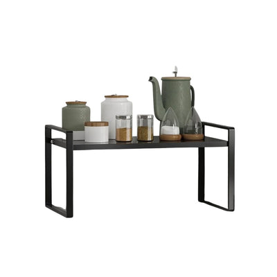 Retractable Metal Shelf Organizer –  for Closet, Bathroom, Kitchen, Office