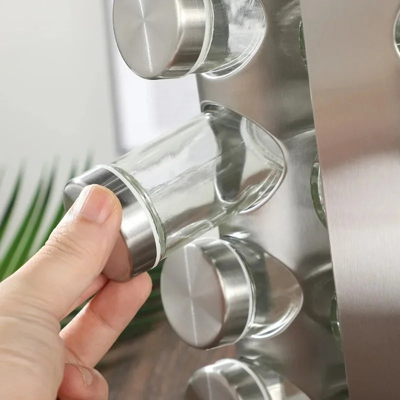 Kitchen spice rack set

