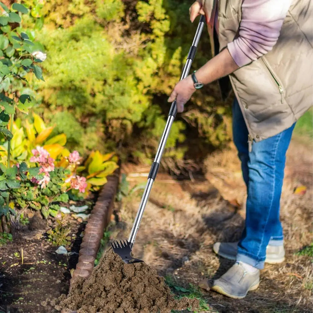 garden hoe and weeder