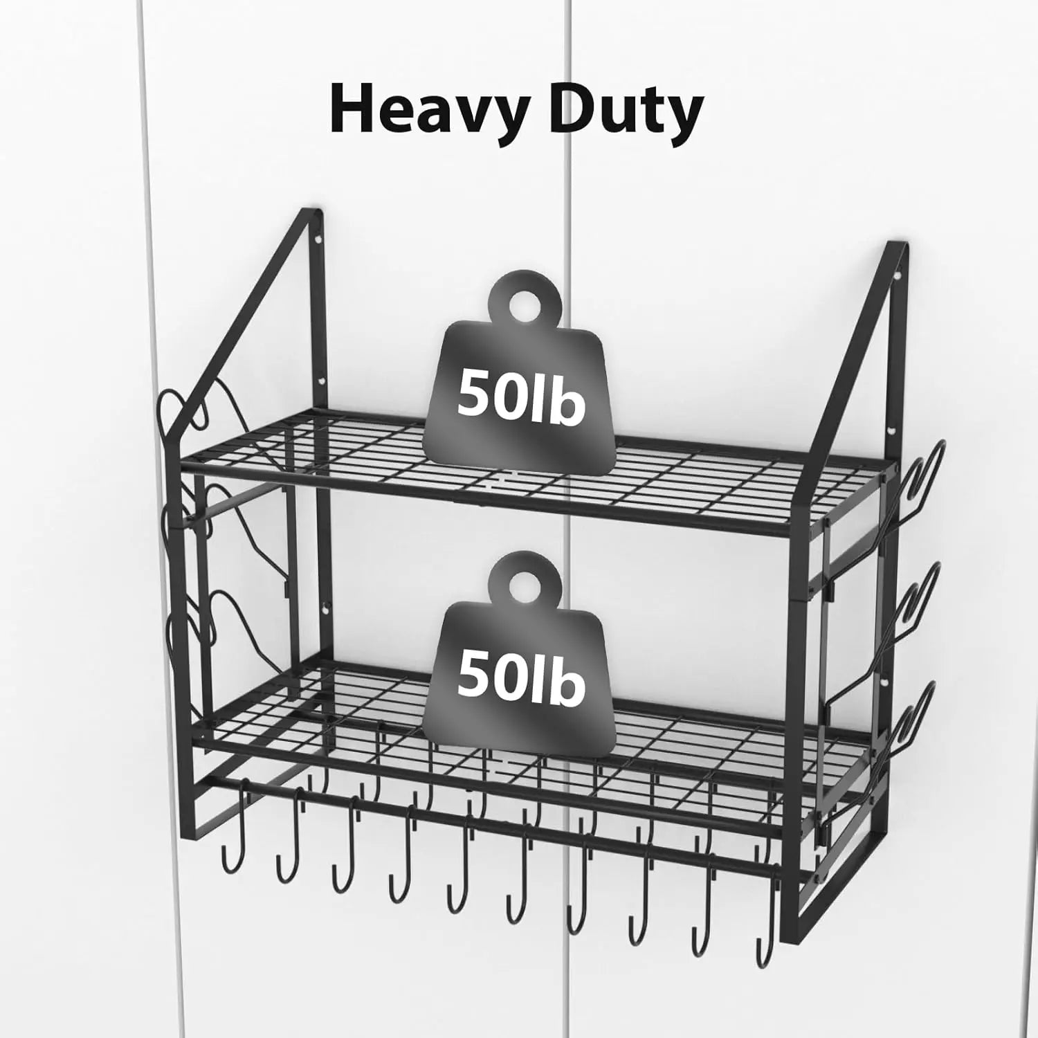 pots and pans wall shelf

