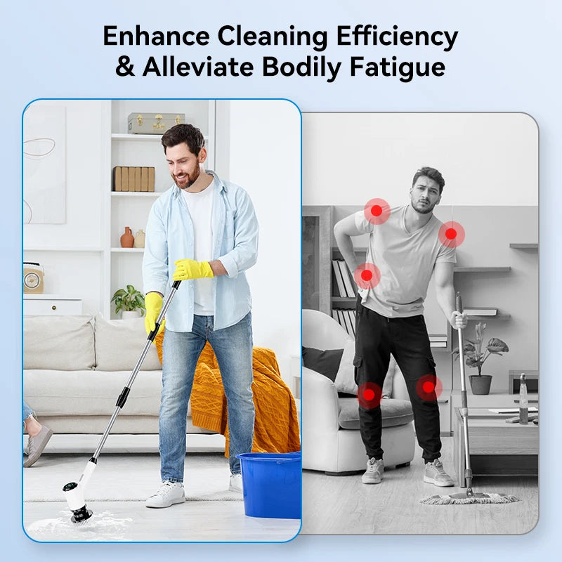 electric bathroom cleaning tool