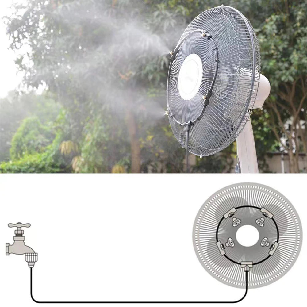 Fan water mist kit