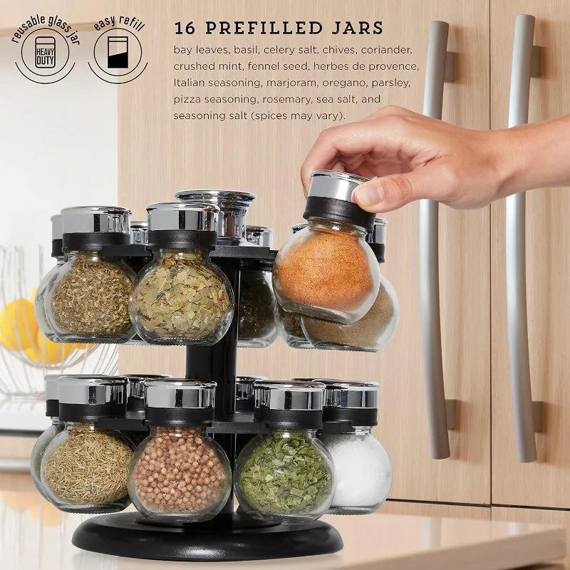 16-jar spice carousel
