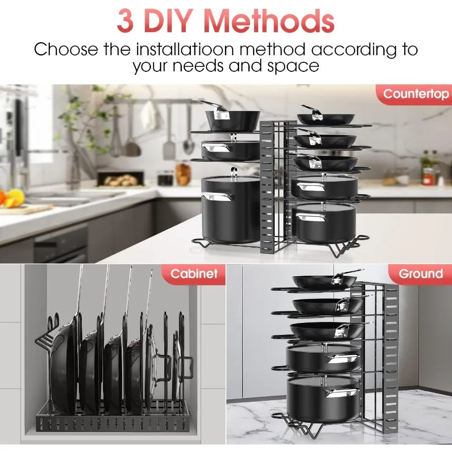 cookware storage organizer

