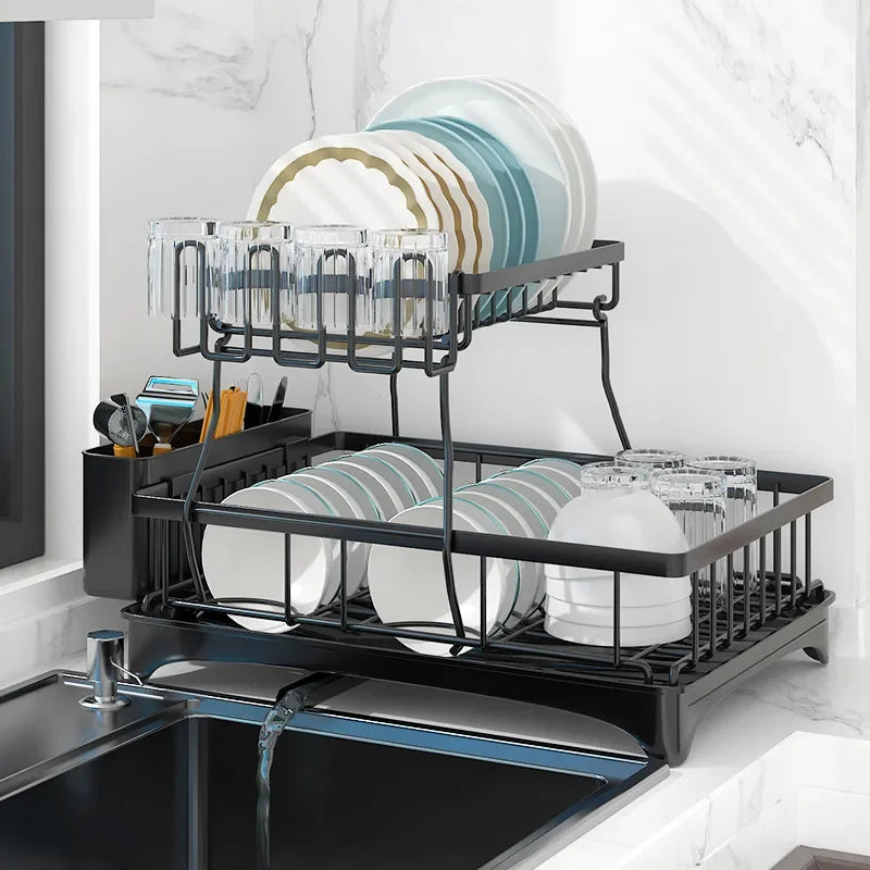 tool-free dish rack installation