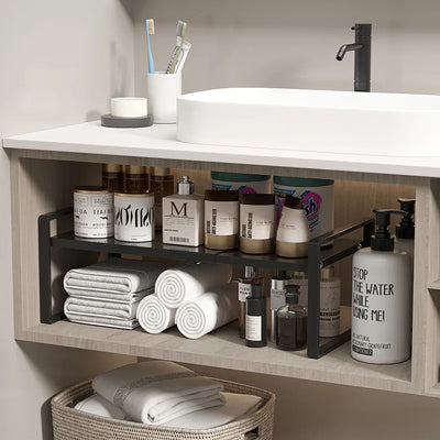 retractable metal storage rack

