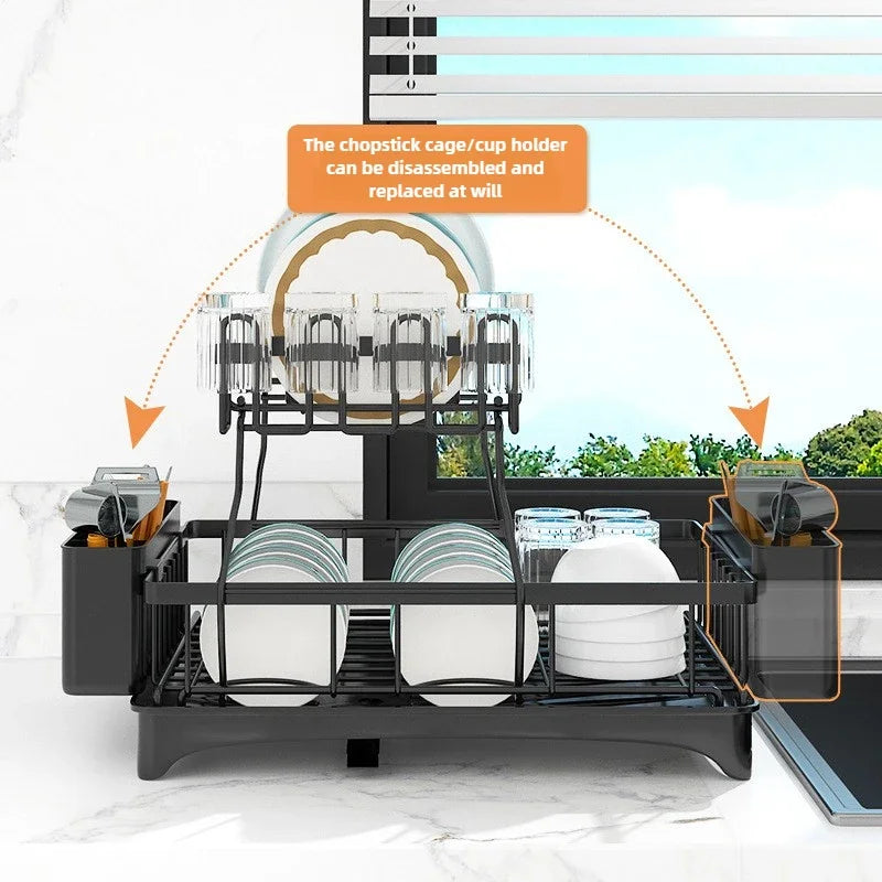 modern kitchen dish rack