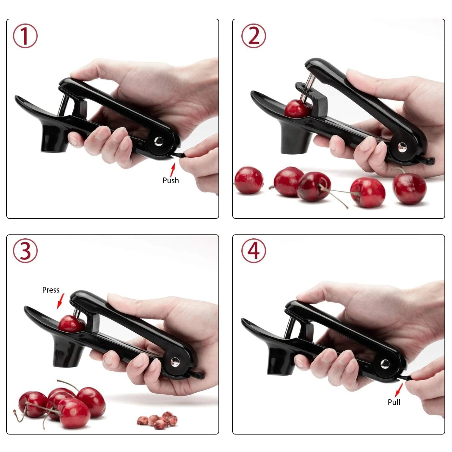stainless steel cherry pitter

