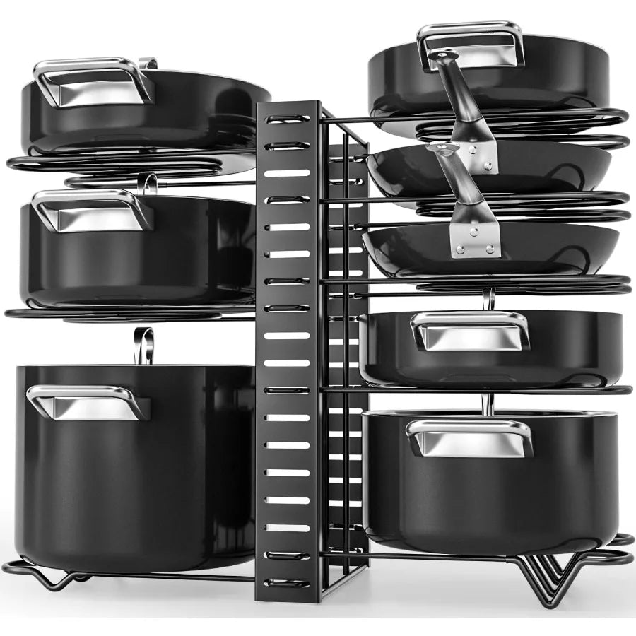 pot and pan organizer rack

