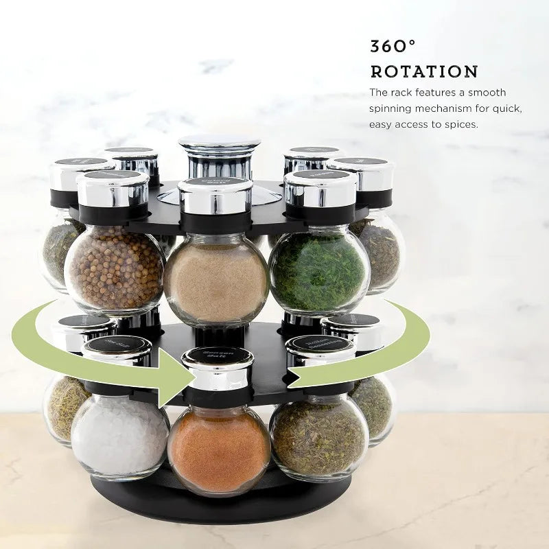 Spice rack with free refills