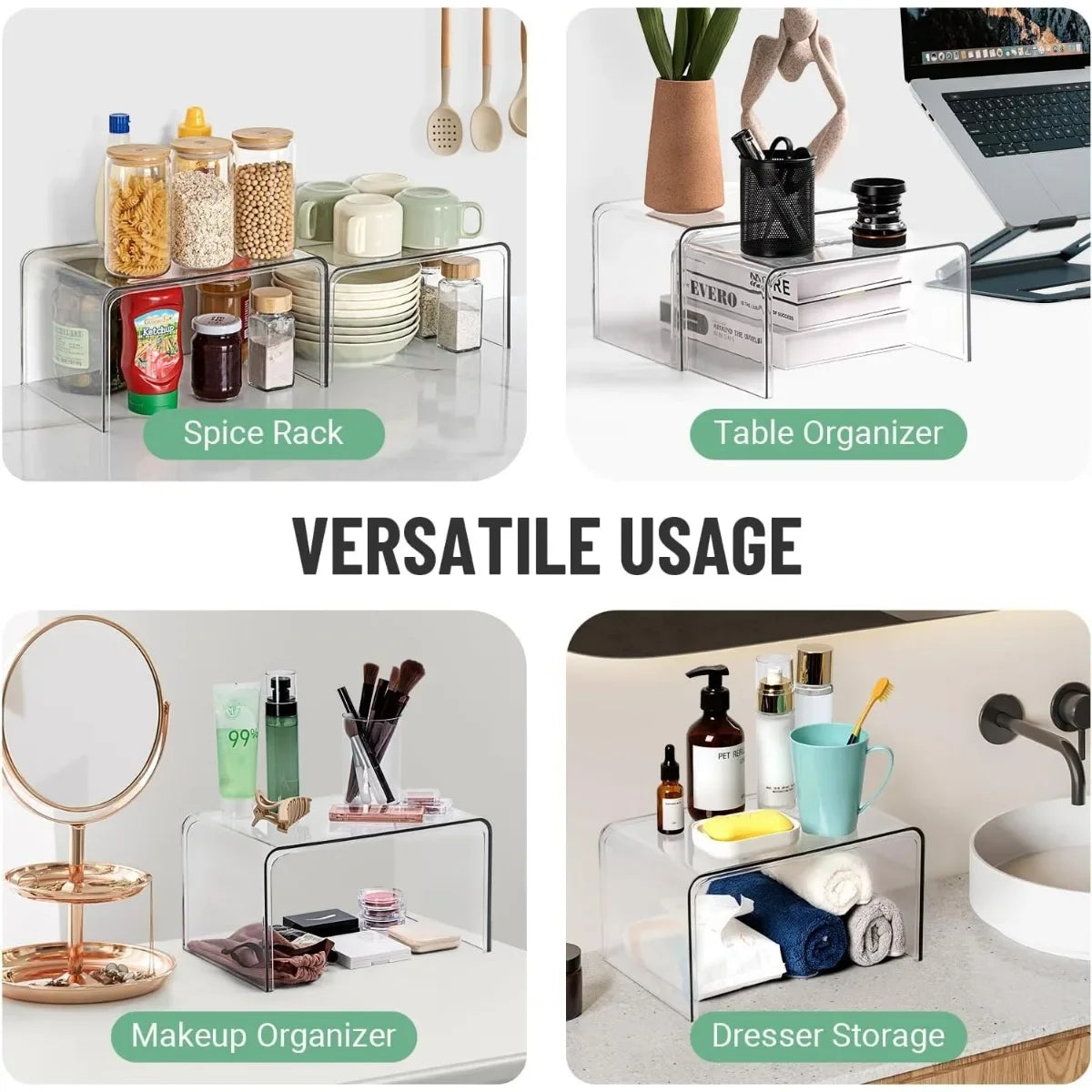 pantry riser for dishes and mugs

