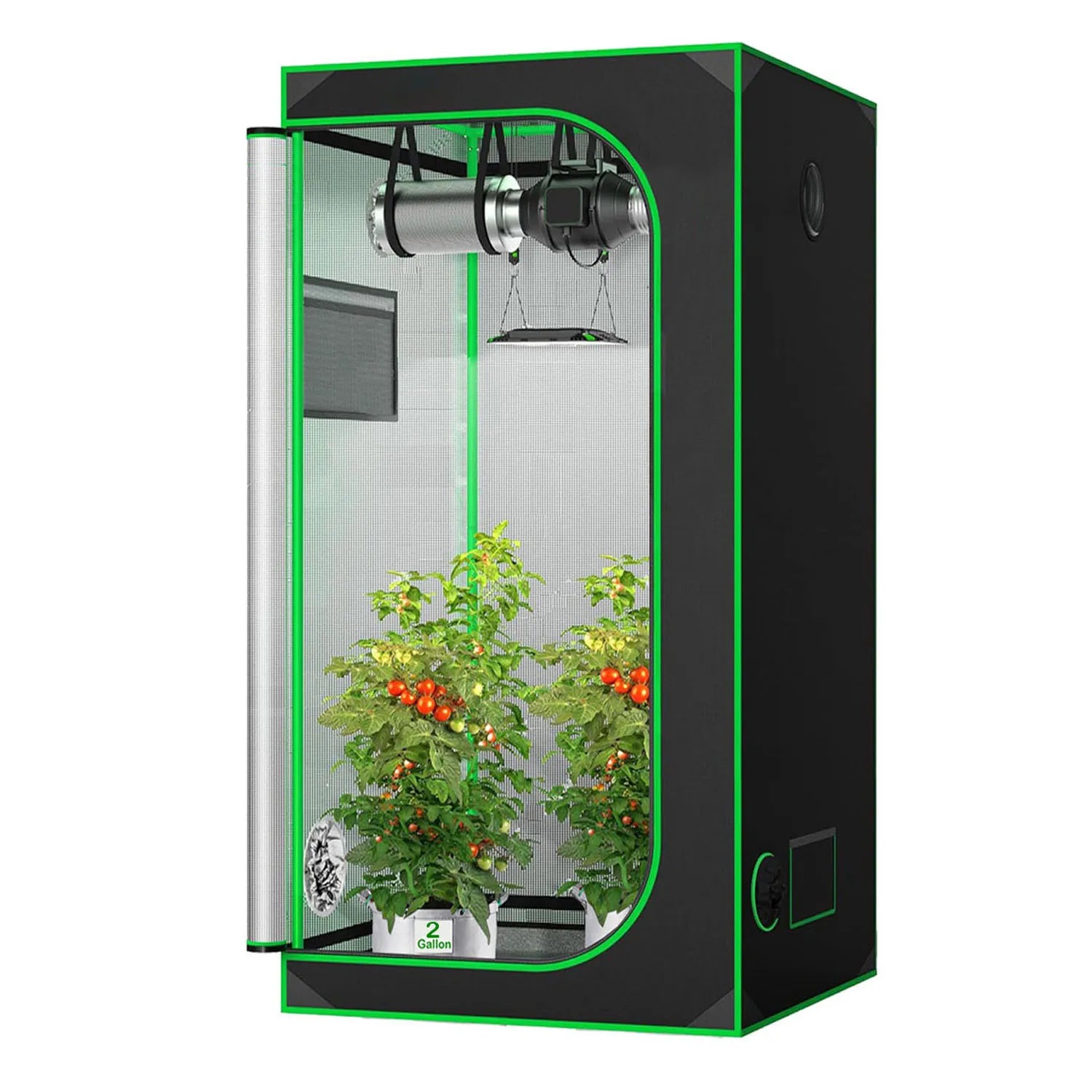Premium 16x16x48 reflective Mylar indoor grow tent