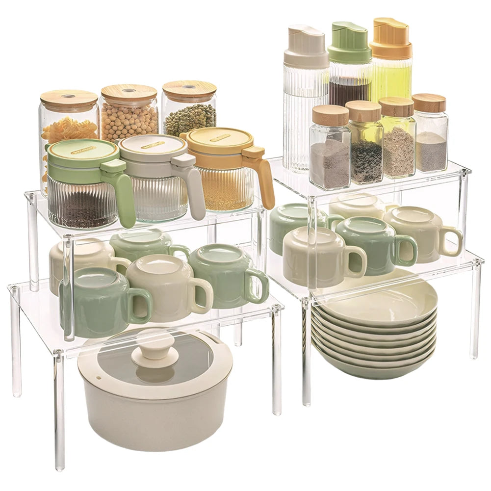 acrylic cabinet organizer shelf

