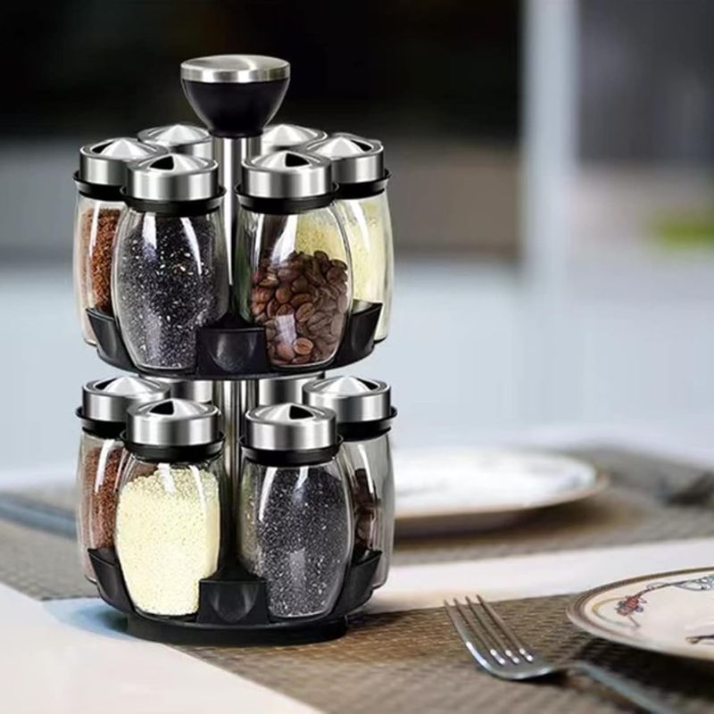 2 Layer Rotating Spice Rack