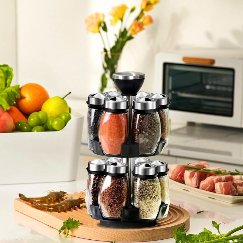 stainless steel spice rack

