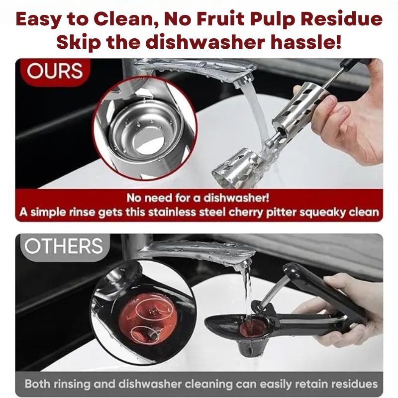 press-type cherry pitter
