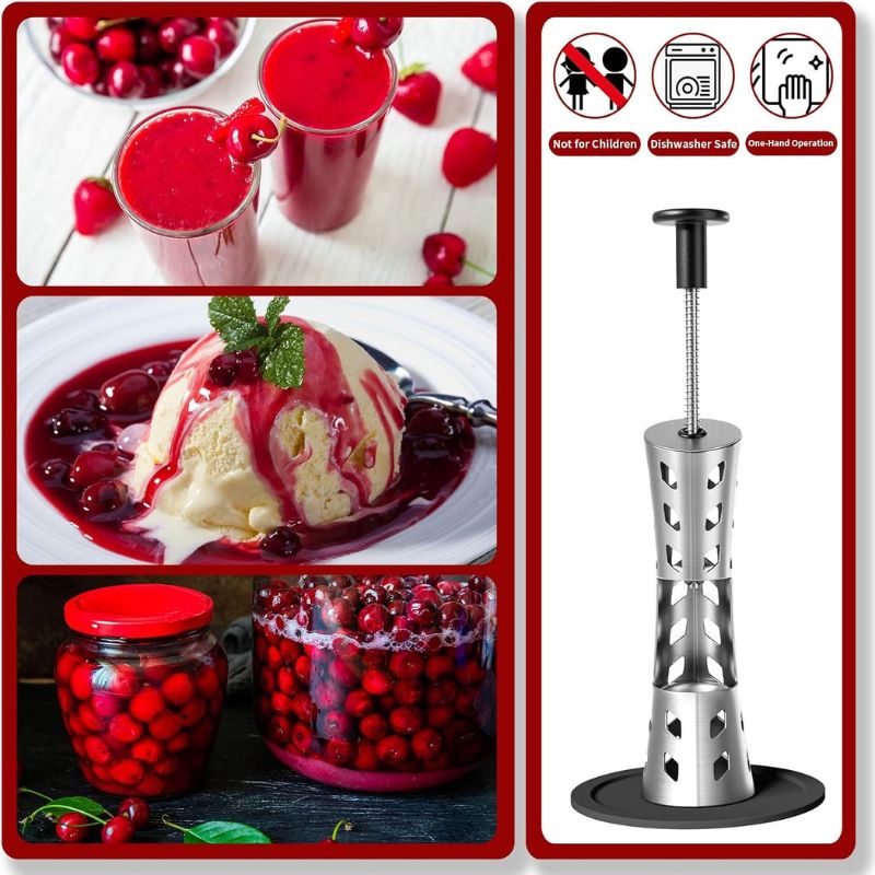 cherry pitting kitchen gadget
