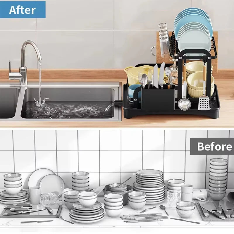 large capacity dish rack