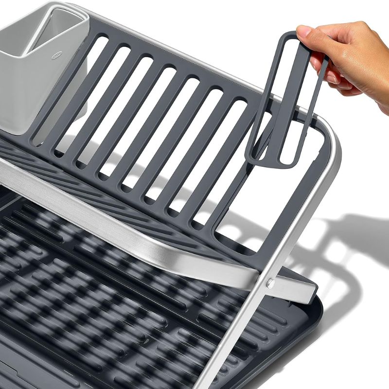 Collapsible dish rack
