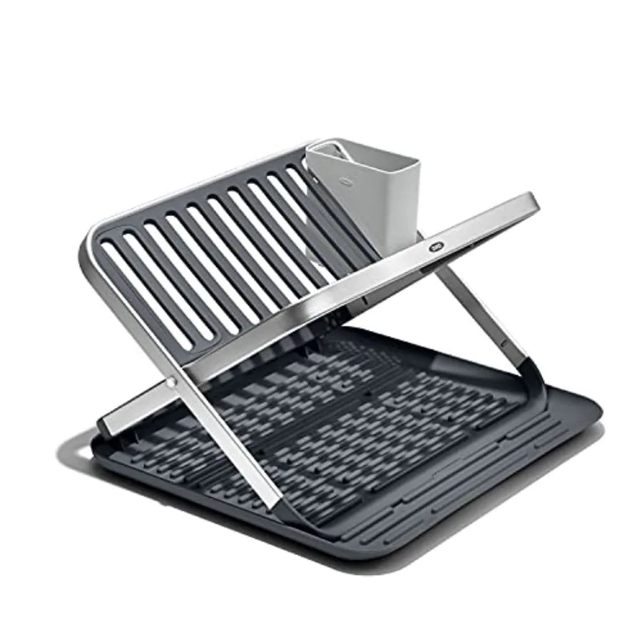 Space-saving dish rack