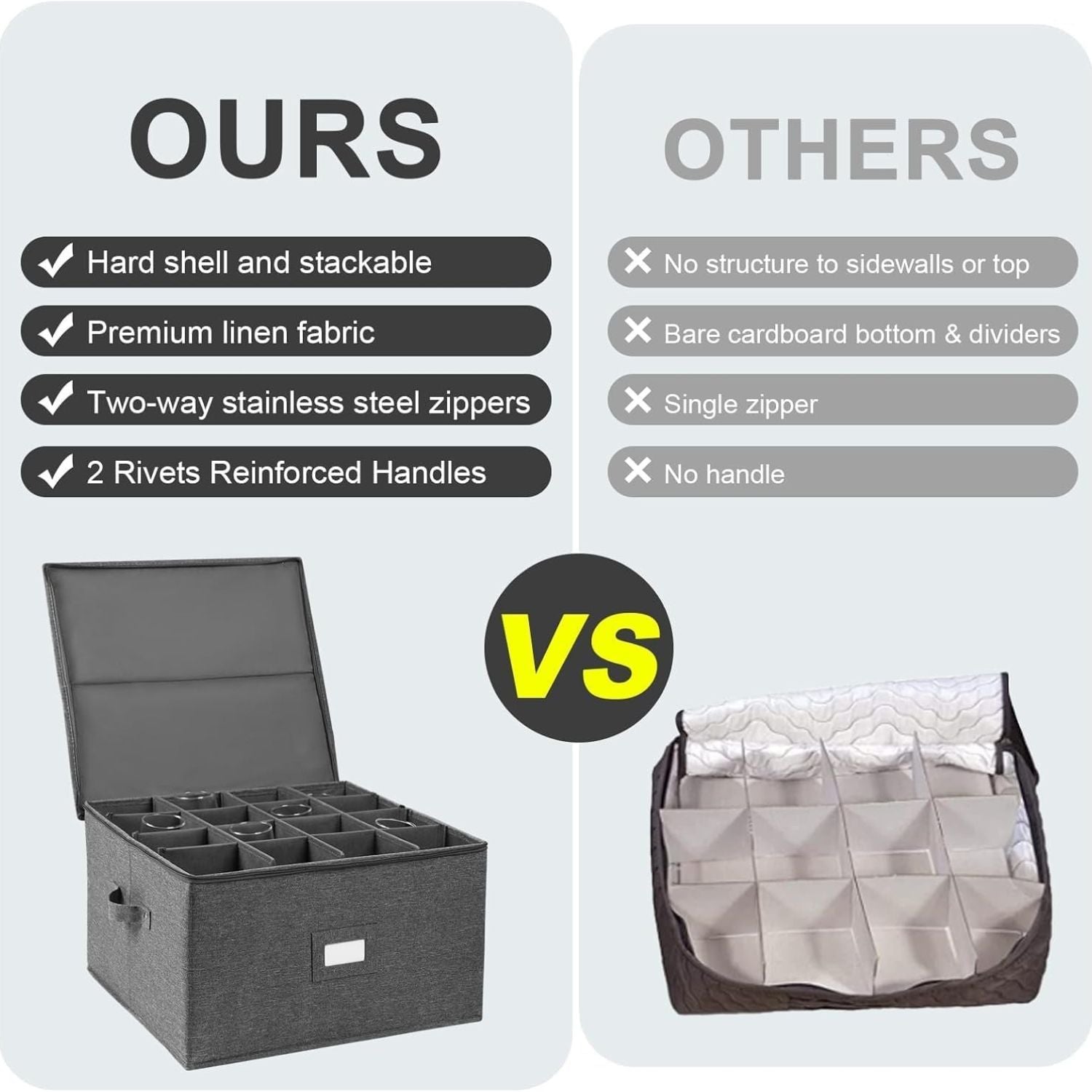 Durable Glass Storage Box