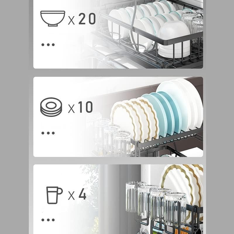 tool-free dish rack installation